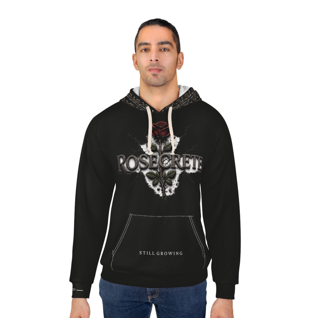 ROSECRETE | Logo'd Down Pullover Hoodie