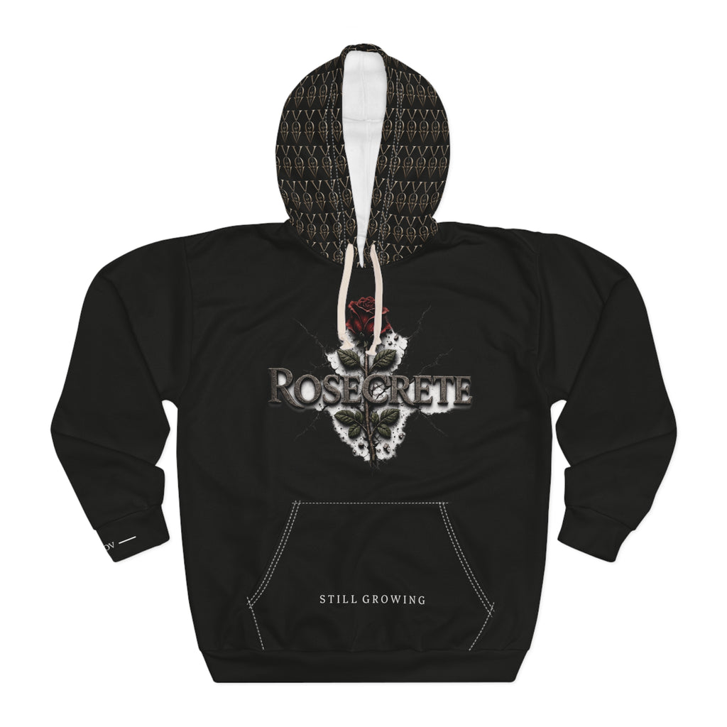 ROSECRETE | Logo'd Down Pullover Hoodie
