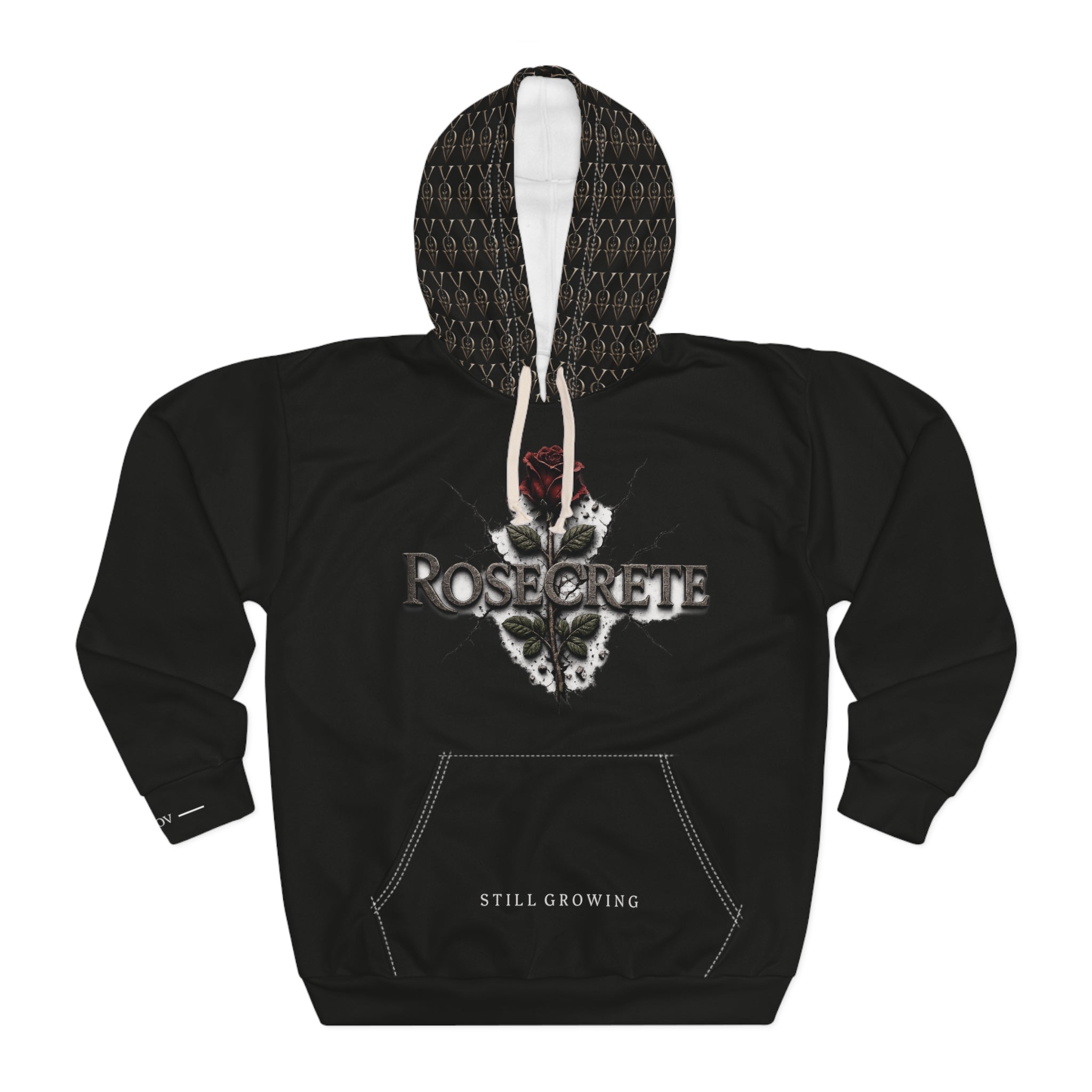 ROSECRETE | Logo'd Down Pullover Hoodie